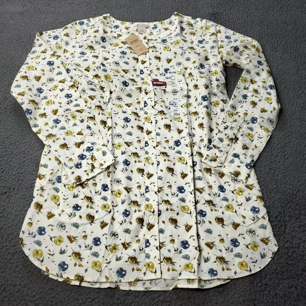 NEW $69.50 Duluth Wrinklefighter Button Shirt Multicolor Womens Size M Medium - Picture 2 of 7